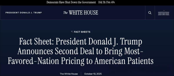 策略操盘 特朗普宣布“史上最强药价谈判”：阿斯利康签署最惠国价格协议